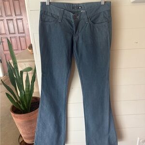 Vintage Frankie B. Retro Blue Flare Bell Bottom Jeans